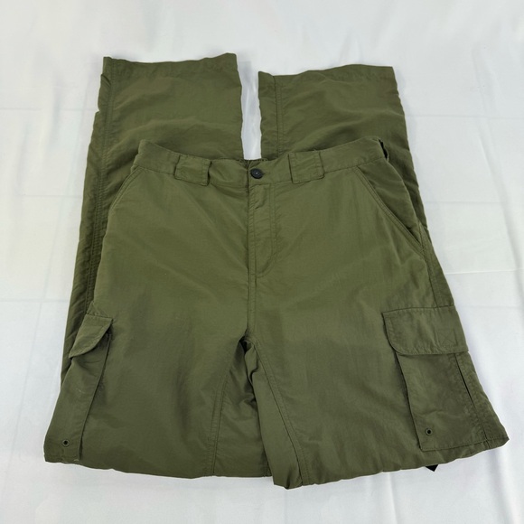 Magellan Olive Green Mag Reel Fishing Convertible nylon Pants size extra large - Picture 4 of 17
